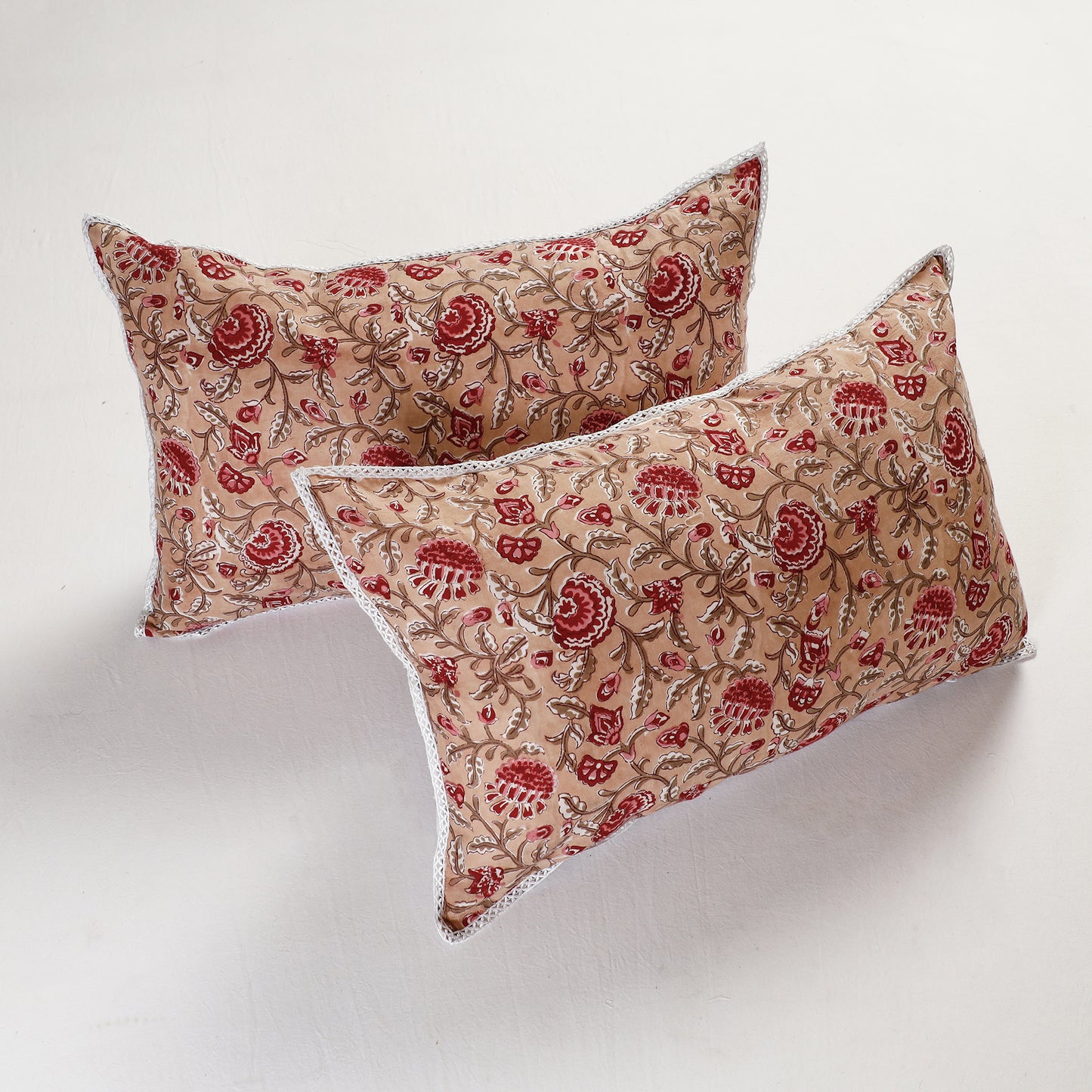 sanganeri pillow cover