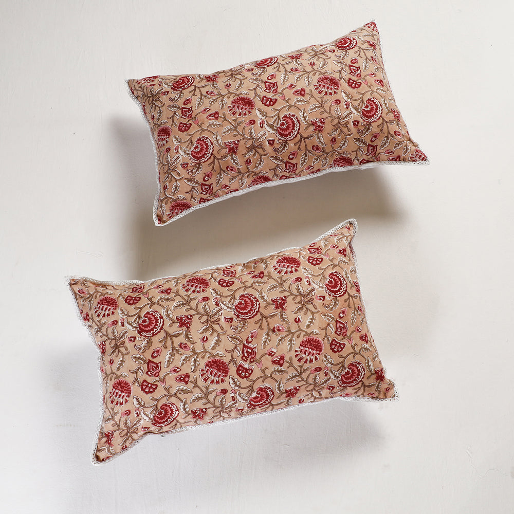 sanganeri pillow cover