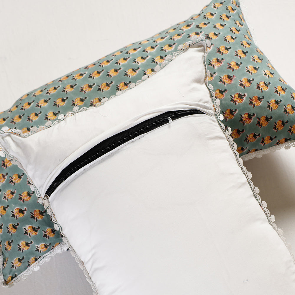 sanganeri pillow cover set