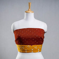 bandhani blouse piece