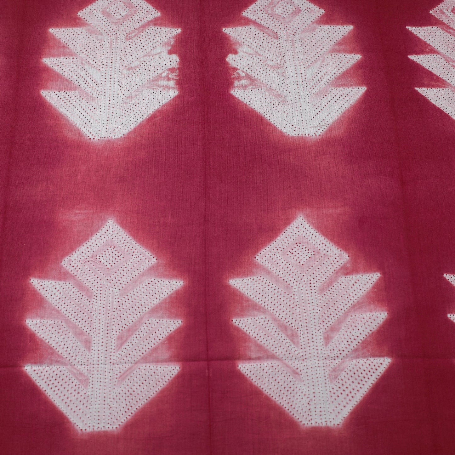 Pink - Nui Shibori Tie-Dye Cotton Fabric