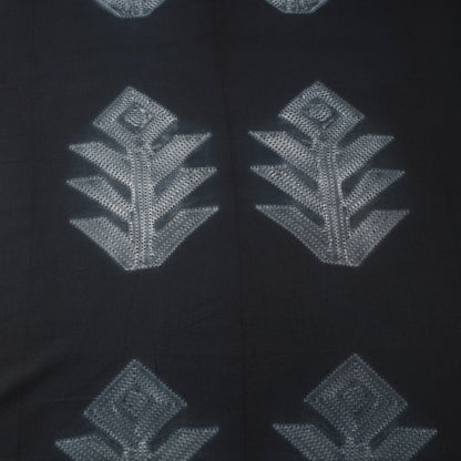 Black - Nui Shibori Tie-Dye Cotton Fabric