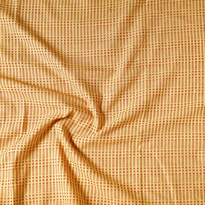 Yellow - Jacquard Prewashed Cotton Precut Fabric (1.4 meter) 19