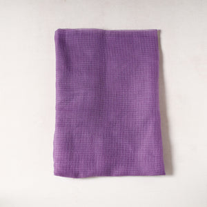 Purple - Kota Doria Weave Plain Cotton Precut Fabric (1.5 meter) 22