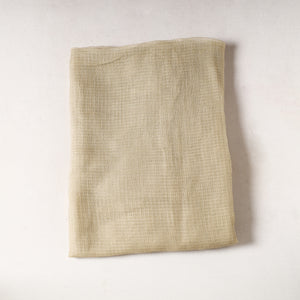 Beige - Kota Doria Weave Plain Cotton Precut Fabric (2 meter) 26