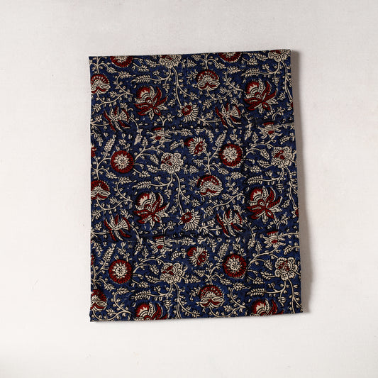 Blue - Bagru Dabu Block Printed Cotton Precut Fabric (0.8 meter) 42