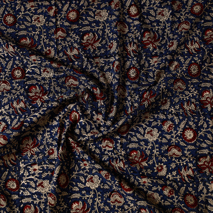 Bagru Dabu Block Printed Cotton Precut Fabric (0.8 meter) 42