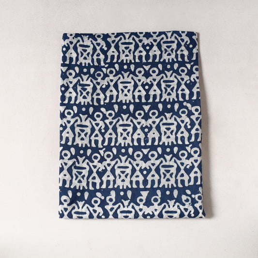 Hand Batik Printed Cotton Precut Fabric  (1.2 meter) 46