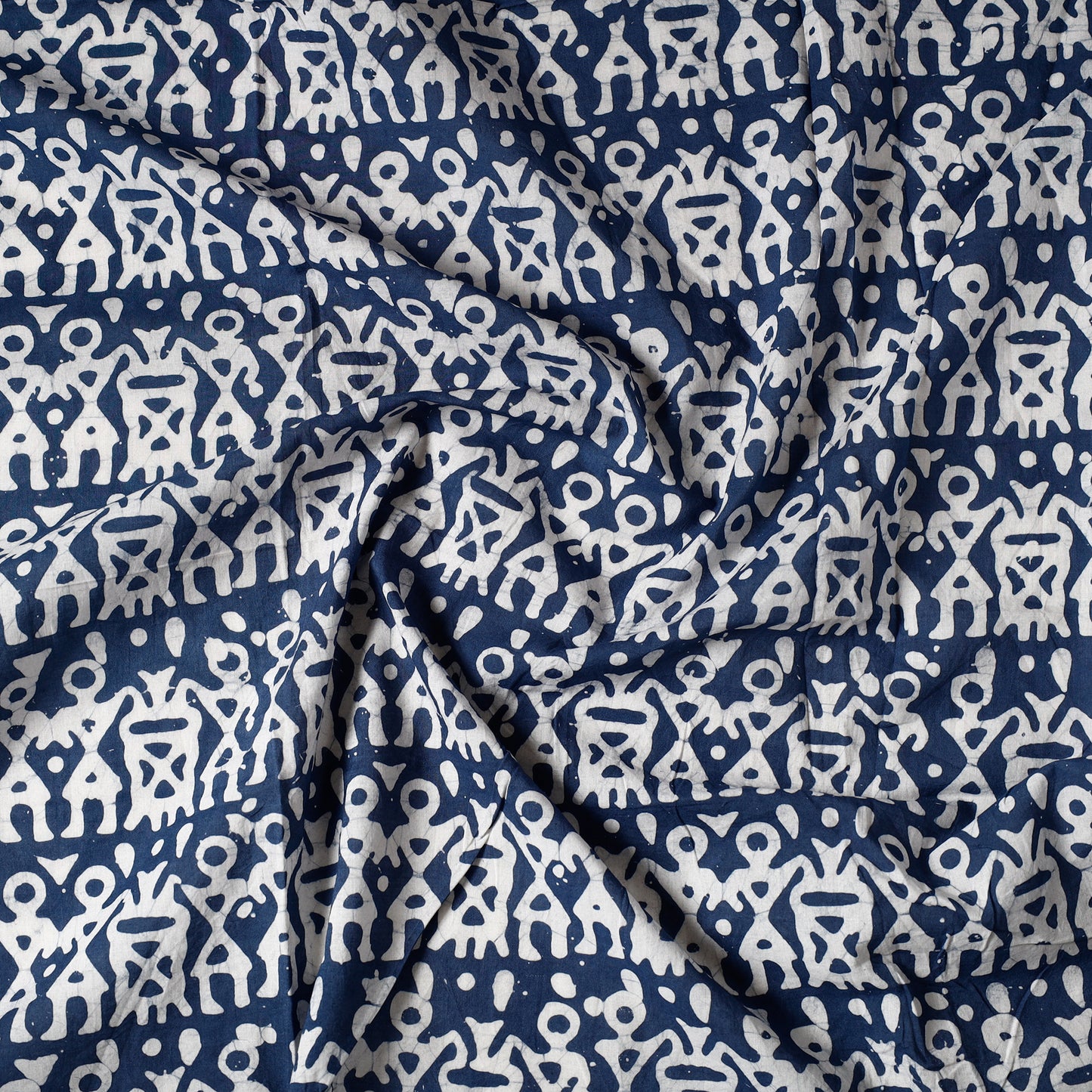 Hand Batik Printed Cotton Precut Fabric  (1.2 meter) 46