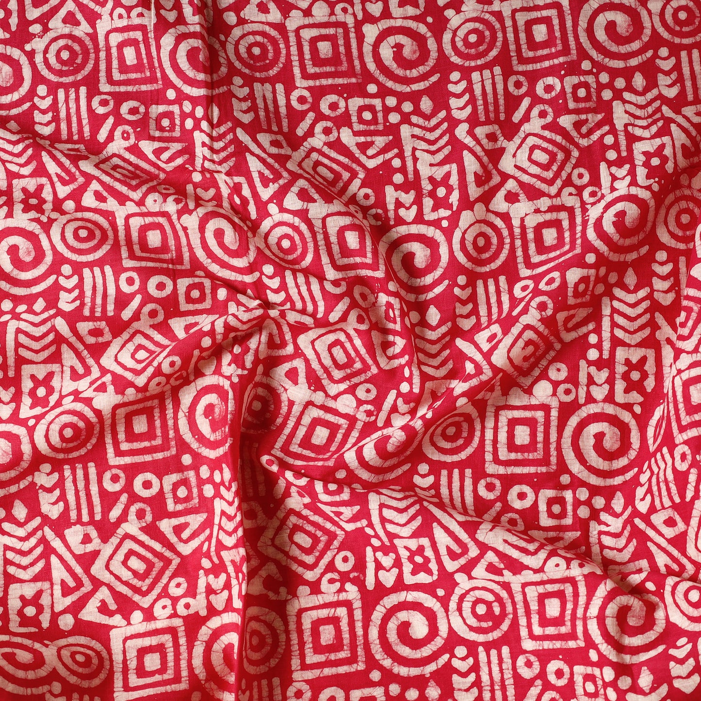 Hand Batik Printed Cotton Precut Fabric  (2 meter) 48