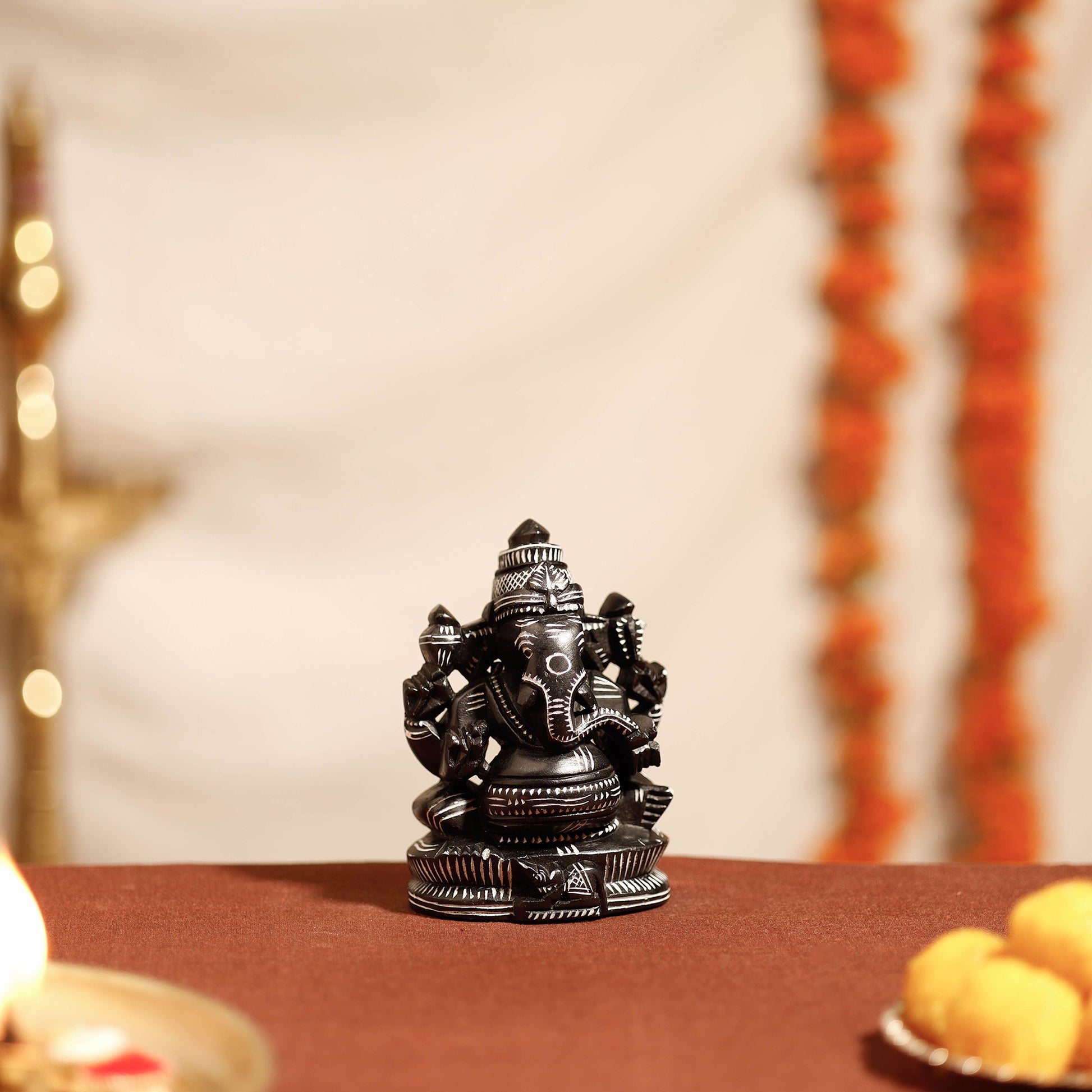 Chaturbhuja Ganesha Idol