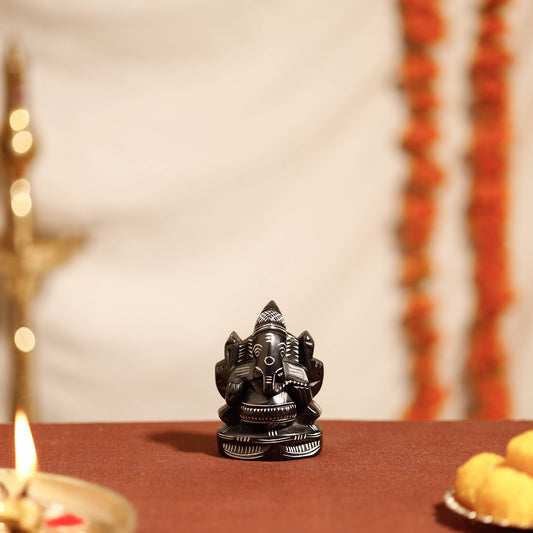 Chaturbhuja Ganesha Idol 