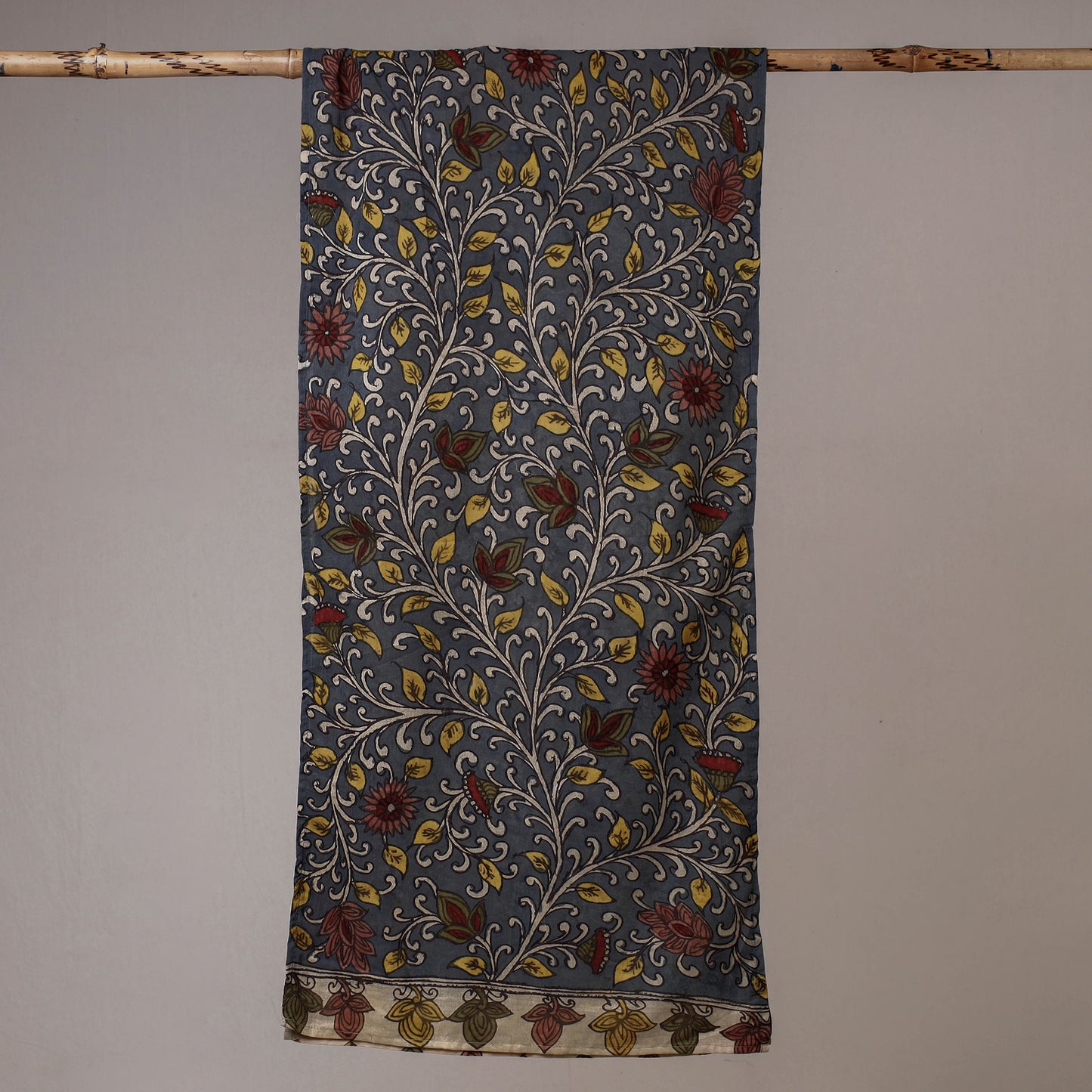 Handpainted Kalamkari Cotton Stole
