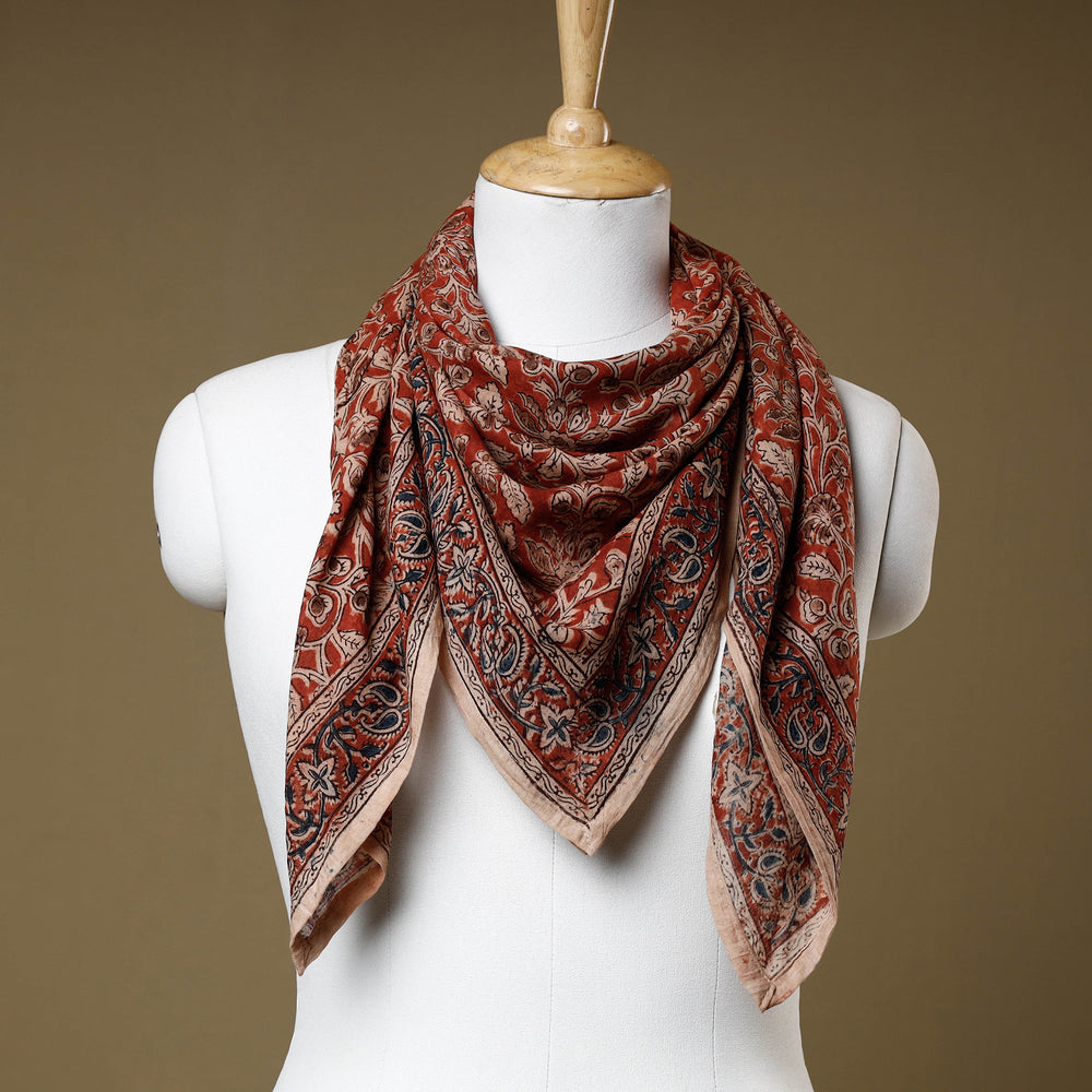 Block Printed Cotton Scarf
