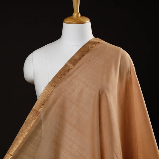 Mangalagiri Handloom Cotton Nizam Zari Border Fabric