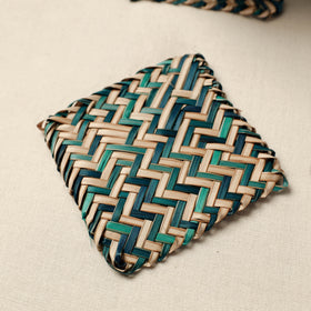  Handmade Water Hyacinth Coasters from Assam 