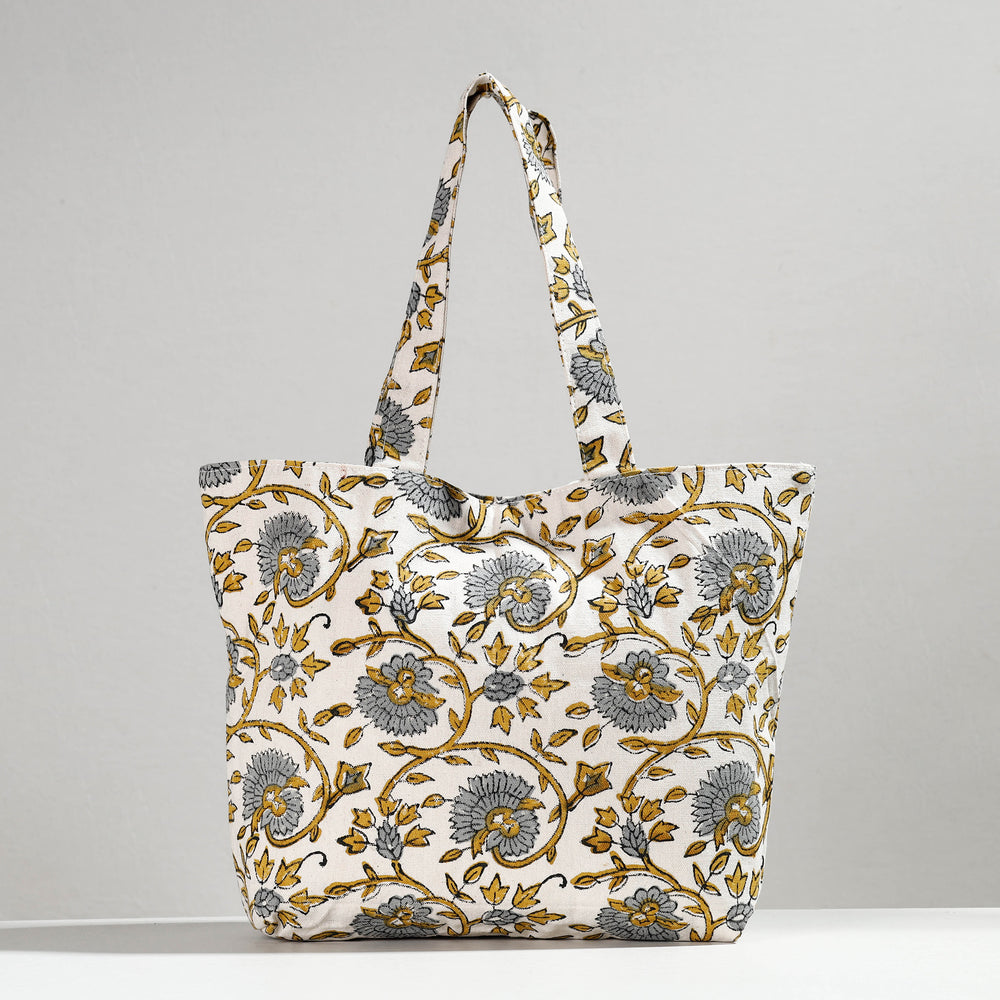 block print shoulder bag