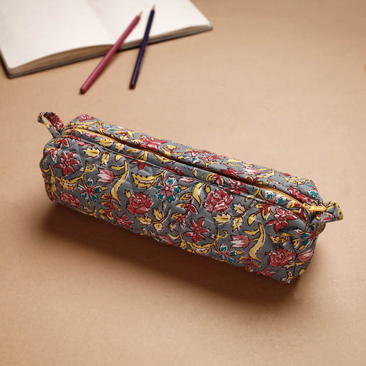 Handcrafted Quilted Multipurpose Pencil Pouch