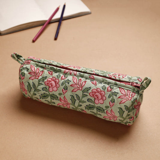 Handcrafted Quilted Multipurpose Pencil Pouch