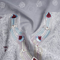 chikankari kurta material