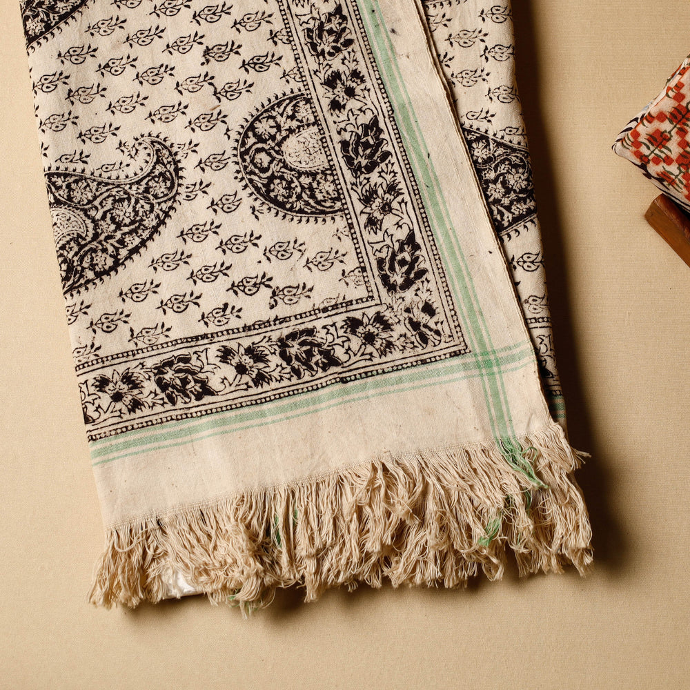 Block Printed Cotton Towel
