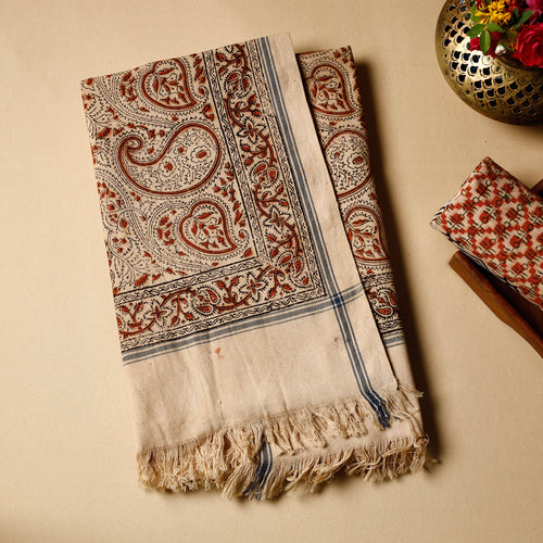 Block Printed Cotton Towel
