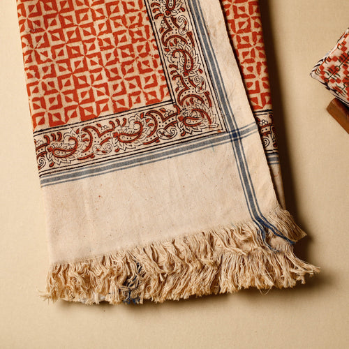 Block Printed Cotton Towel
