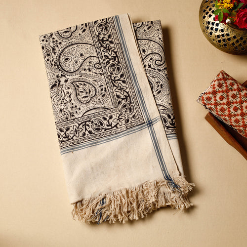 Block Printed Cotton Towel
