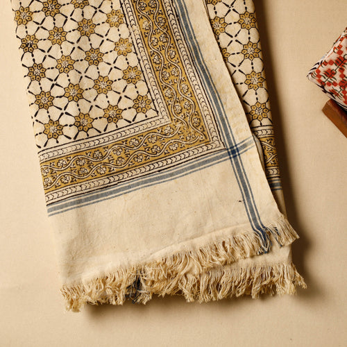 Block Printed Cotton Towel
