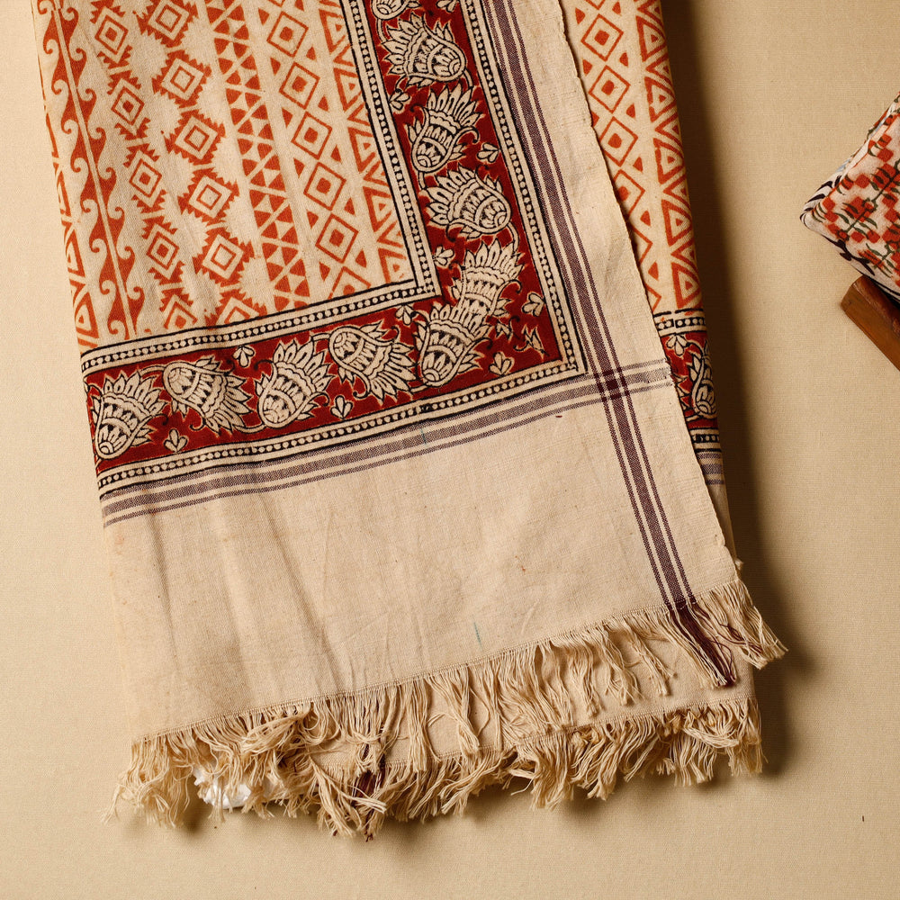 Block Printed Cotton Towel
