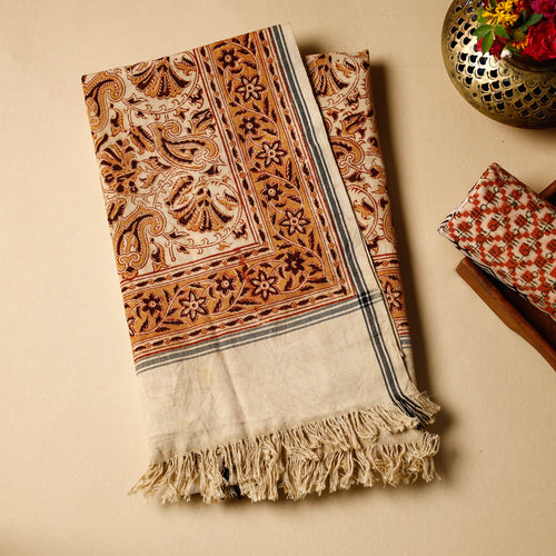 Block Printed Cotton Towel
