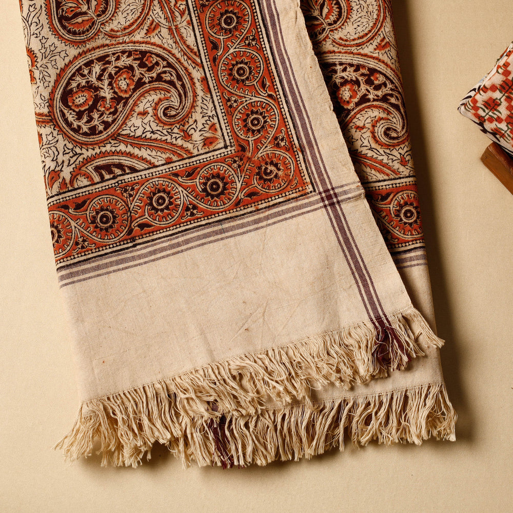 Block Printed Cotton Towel
