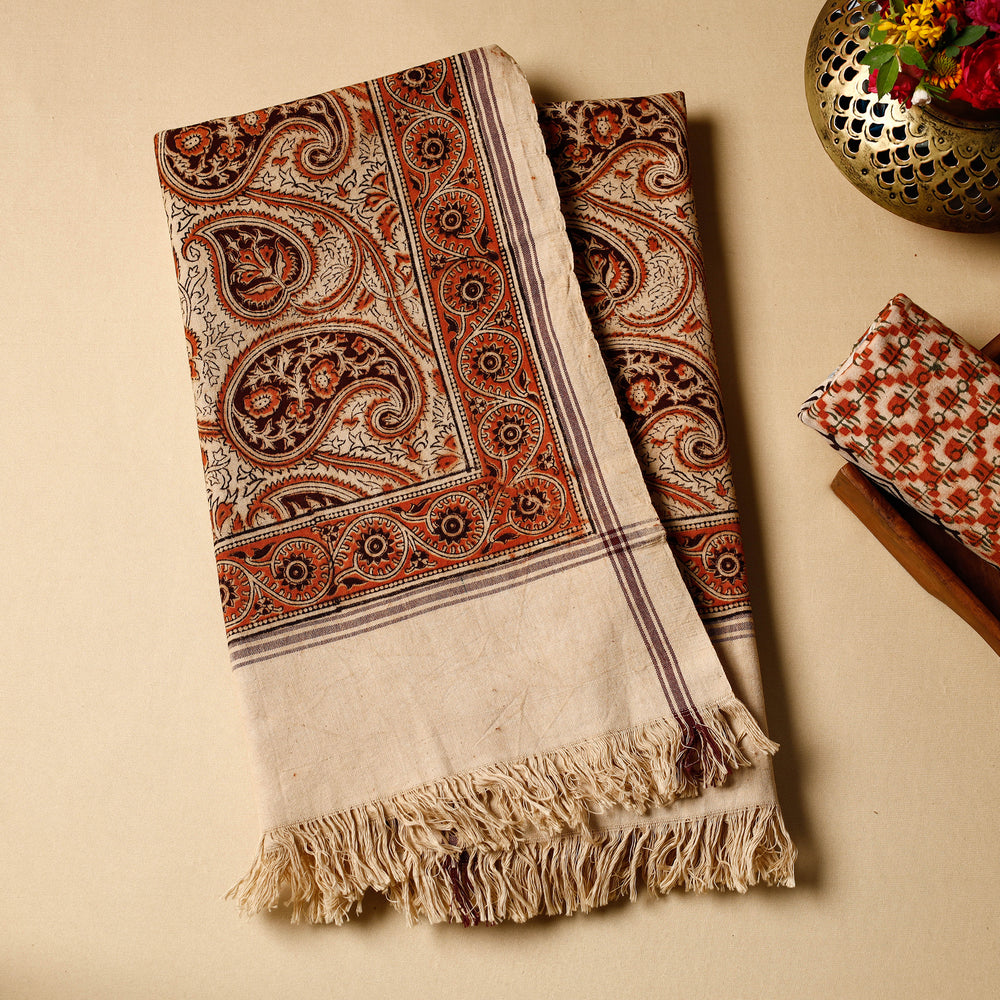 Block Printed Cotton Towel
