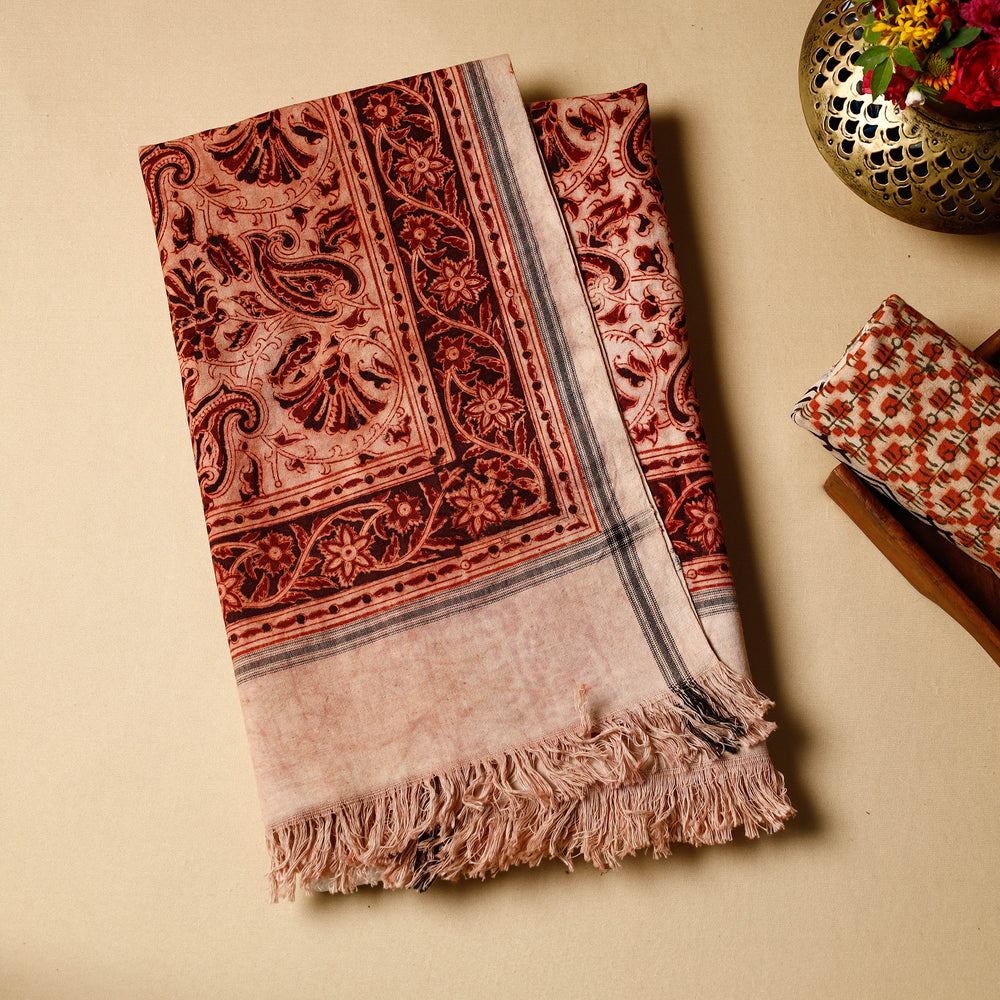 Block Printed Cotton Towel
