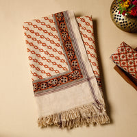 Block Printed Cotton Towel
