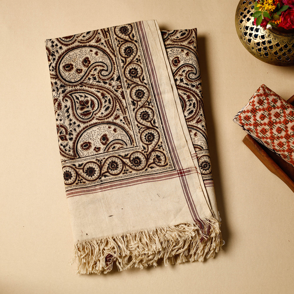 Block Printed Cotton Towel
