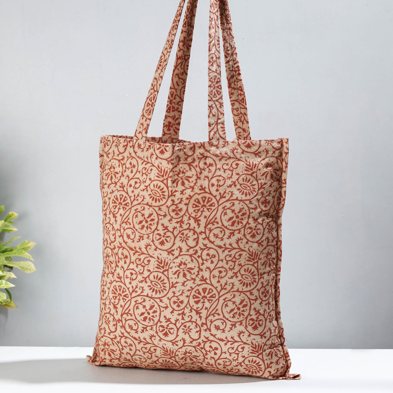 DEEYA Cotton Canvas Medium Size Eco Friendly Womens Shopping Bag