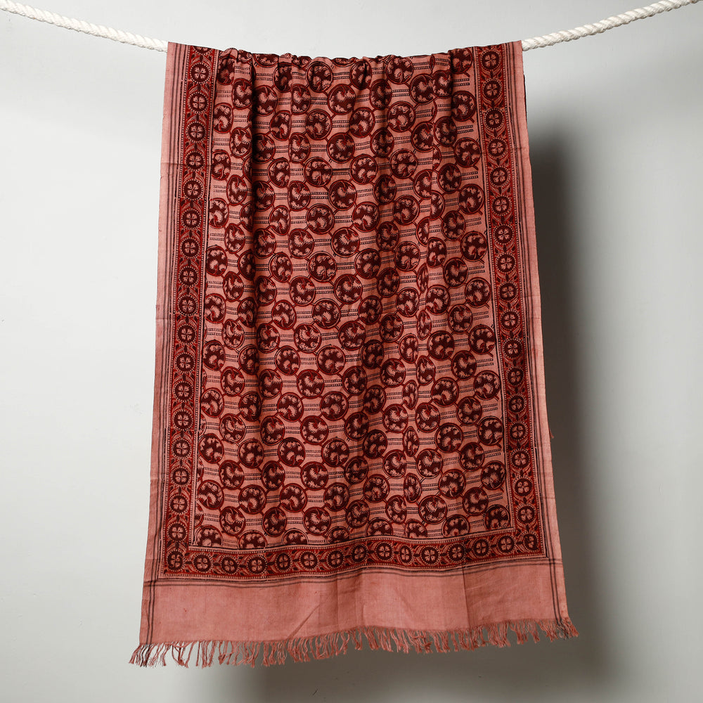 Block Printed Cotton Towel
