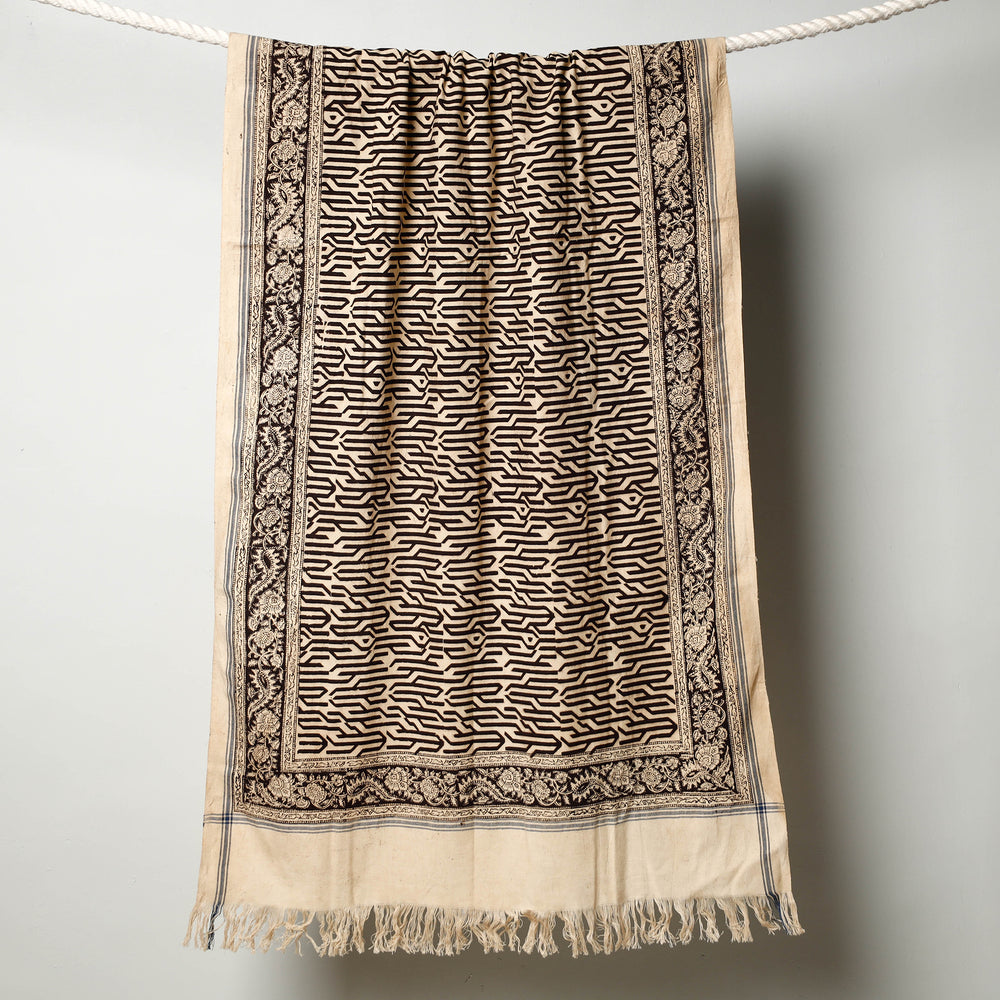 Block Printed Cotton Towel
