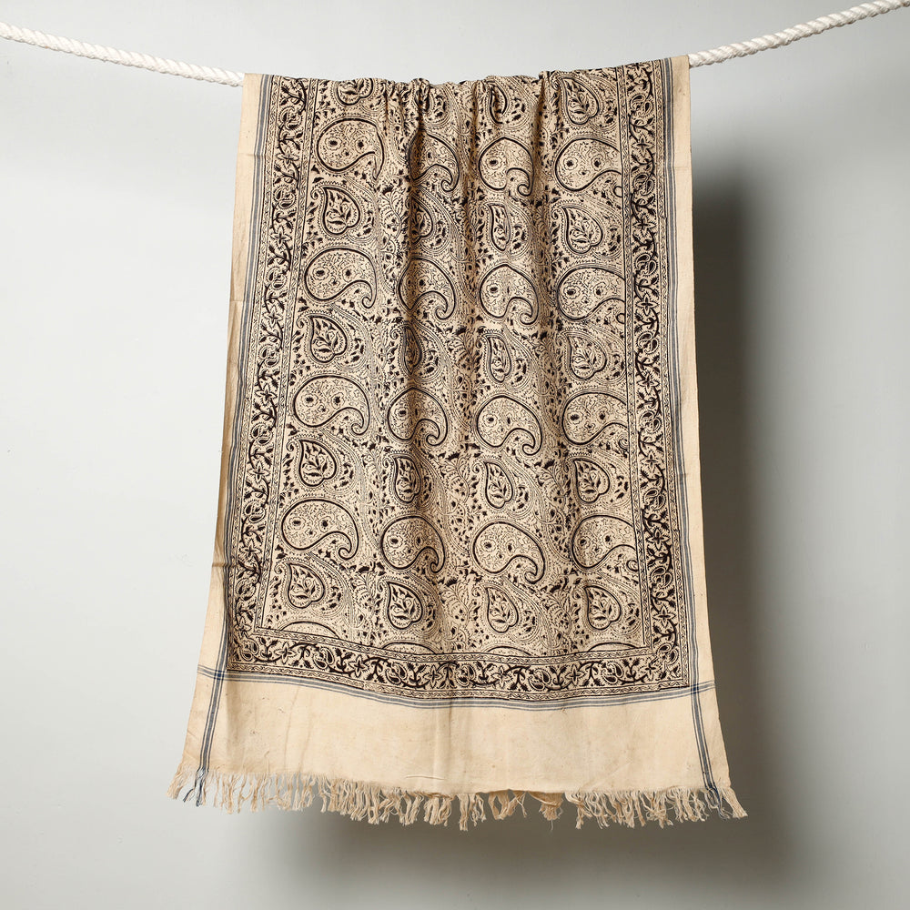 Block Printed Cotton Towel
