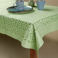 applique cutwork table cover