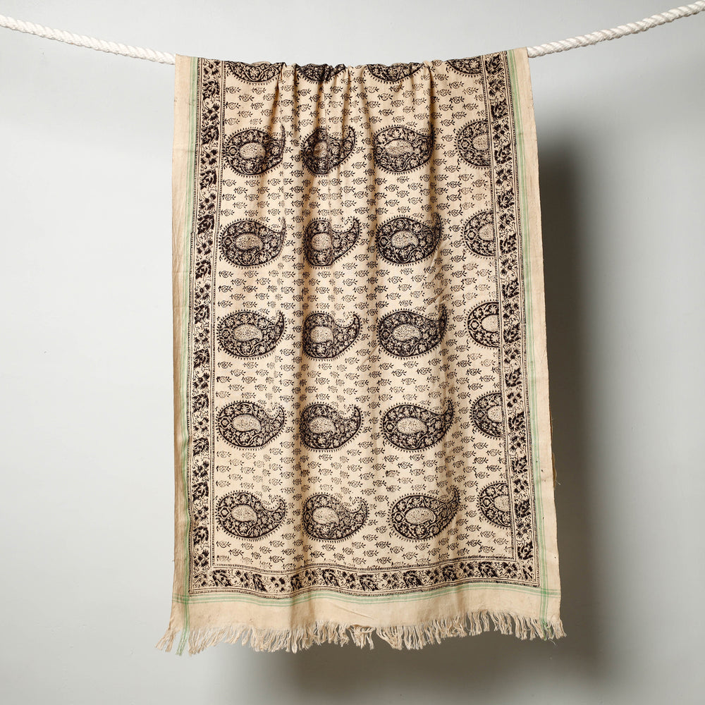 Block Printed Cotton Towel
