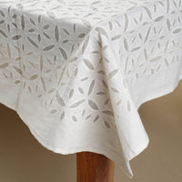 applique cutwork table cover