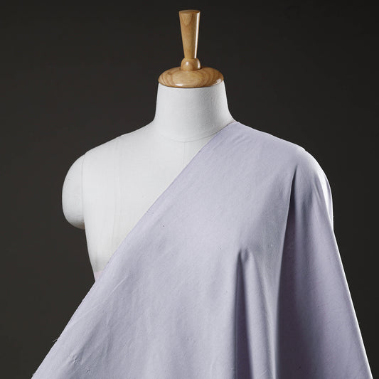 Light Purple - Jhiri Pure Handloom Cotton Fabric