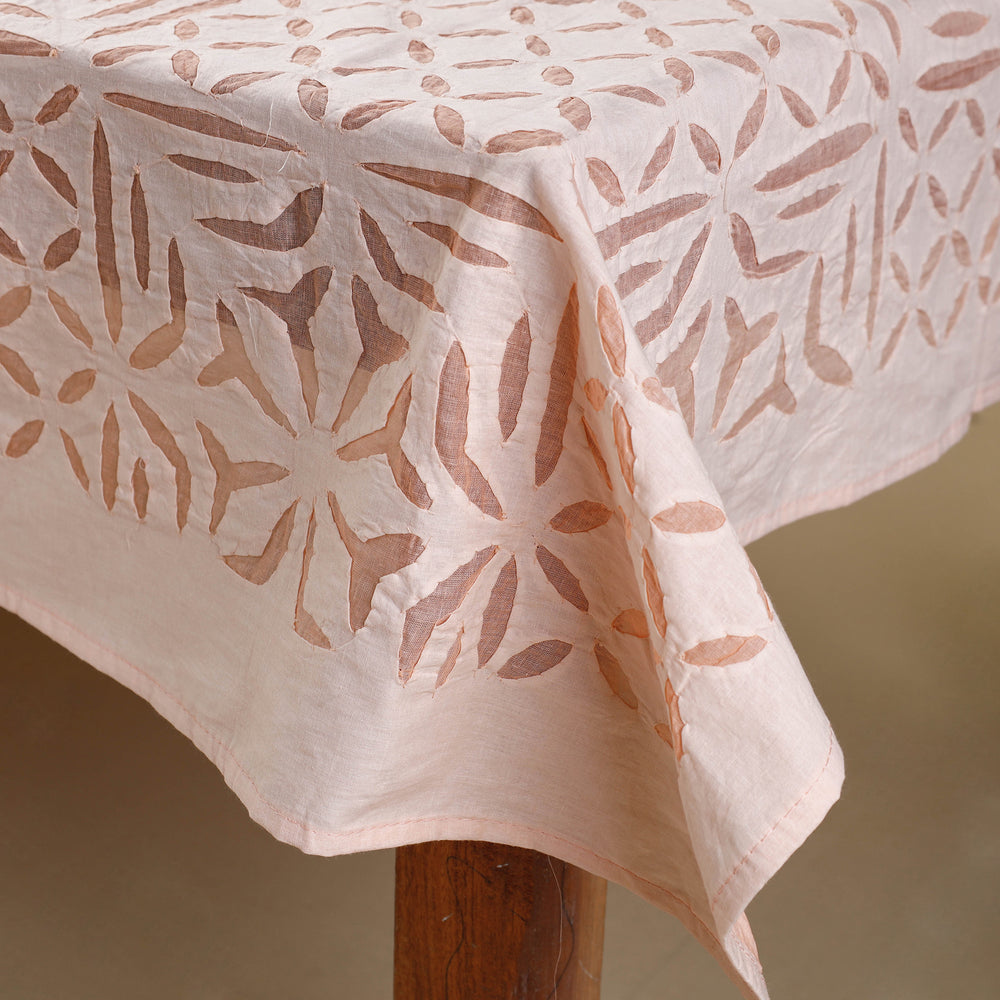 applique cutwork table cover