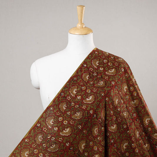 Brown - Bagru Block Printed Cotton Fabric