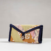 patchwork clutch wallet