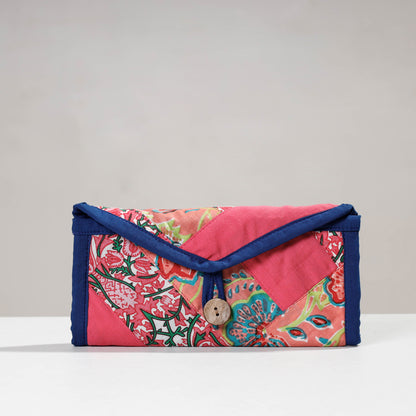 Jugaad Handmade Patchwork Cotton Two Fold Clutch Wallet