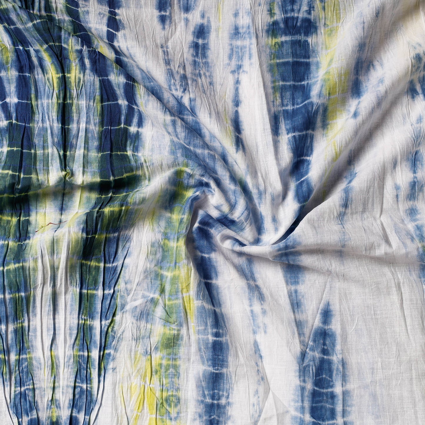 Blue - Shibori Tie & Dye Cotton Precut Fabric