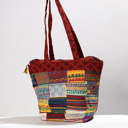 Multicolor - Lambani Hand Embroidery Patchwork Cotton Shoulder Bag